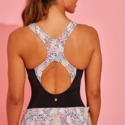 Maillot De Bain 1 Pièce Short Loose Aquafitness Femme Sofi Noir Daph Blanc -Aquasport Soldes maillot de bain 1 piece short loose aquafitness femme sofi noir daph blanc 6