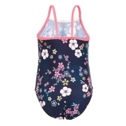 Maillot De Bain Bébé Fille Une Pièce Bleu Foncé Avec Imprimé Fleurs -Aquasport Soldes maillot de bain bebe fille une piece bleu fonce avec imprime fleurs 2