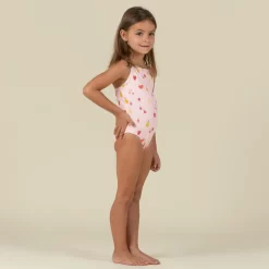 Maillot De Bain Bébé Fille Une Pièce Rose Avec Imprimé Fruits -Aquasport Soldes maillot de bain bebe fille une piece rose avec imprime fruits 1