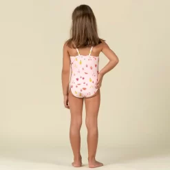 Maillot De Bain Bébé Fille Une Pièce Rose Avec Imprimé Fruits -Aquasport Soldes maillot de bain bebe fille une piece rose avec imprime fruits 3