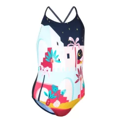 Maillot De Bain De Natation 1 Pièce Fille Lila Riad Marine -Aquasport Soldes maillot de bain de natation 1 piece fille lila riad marine 4