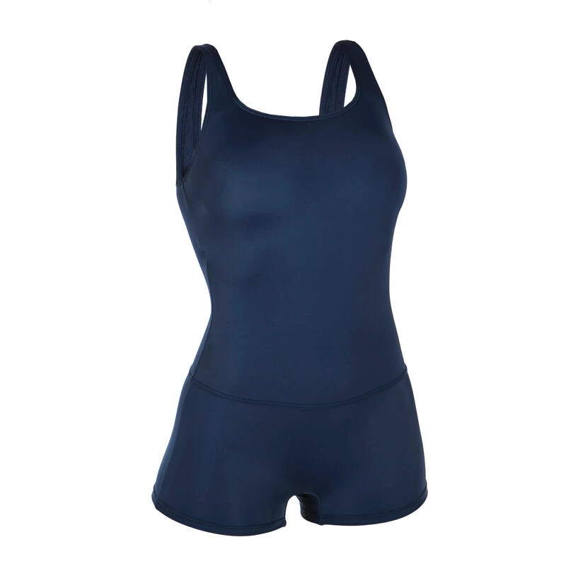 Maillot De Bain De Natation Femme 1 Pièce Heva Shorty Bleu Marine 5 Maillot De Bain De Natation Femme 1 Pièce Heva Shorty Bleu Marine – Image 5