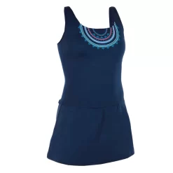 Maillot De Bain Jupe Heva Cola Bleu -Aquasport Soldes maillot de bain de natation femme une piece heva skirt violet 4