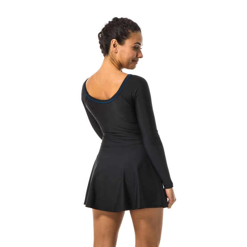 Maillot De Bain De Natation Femme 1 Pièce Una Sleeve Noir 3 Maillot De Bain De Natation Femme 1 Pièce Una Sleeve Noir – Image 3
