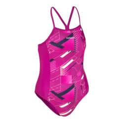 Maillot De Bain De Natation Une Pièce Fille Kamyli All Game Red -Aquasport Soldes maillot de bain de natation une piece fille kamyli all game red 3
