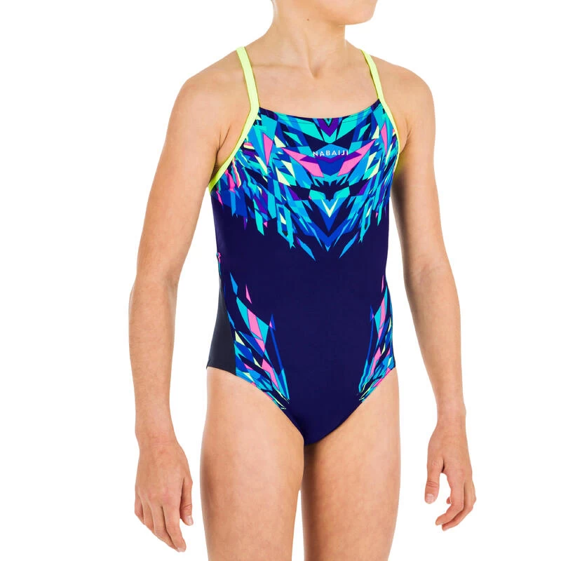 Maillot De Bain De Natation Une Pièce Fille Résistant Chlore Lexa Kali Bleu 1 Maillot De Bain De Natation Une Pièce Fille Résistant Chlore Lexa Kali Bleu