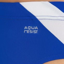 MAILLOT DE BAIN HOMME SLIP 900 YOKE BLEU BLANC -Aquasport Soldes maillot de bain homme slip 900 yoke bleu blanc 4
