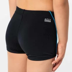 Maillot De Bain Natation Garçon - Boxer 100 Plus - Noir -Aquasport Soldes maillot de bain natation garcon boxer 100 plus noir 4