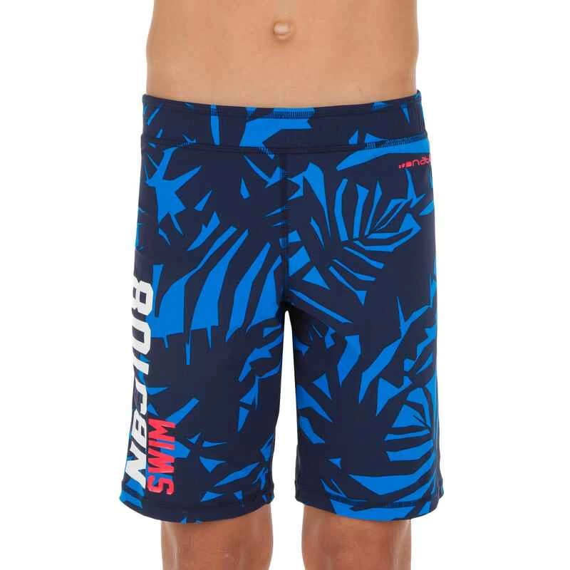 MAILLOT DE BAIN NATATION GARÇON SWIMSHORT 100 LONG ALL LIA BLEU NBJI 2 MAILLOT DE BAIN NATATION GARÇON SWIMSHORT 100 LONG ALL LIA BLEU NBJI – Image 2