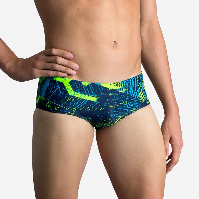 MAILLOT DE BAIN NATATION HOMME BANDEAU 900 KOLI VERT 2 MAILLOT DE BAIN NATATION HOMME BANDEAU 900 KOLI VERT – Image 2