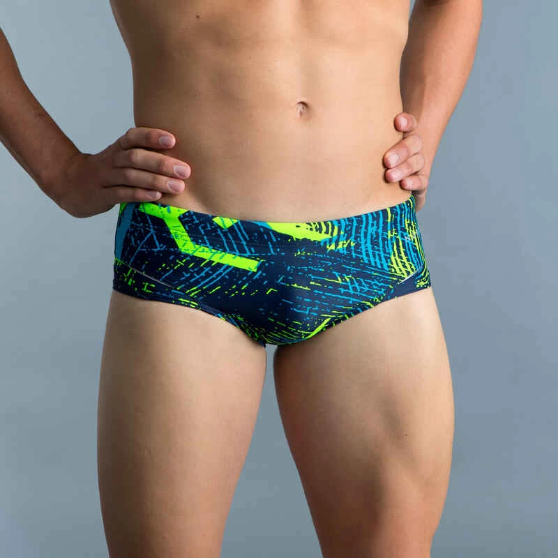 MAILLOT DE BAIN NATATION HOMME BANDEAU 900 KOLI VERT 1 MAILLOT DE BAIN NATATION HOMME BANDEAU 900 KOLI VERT