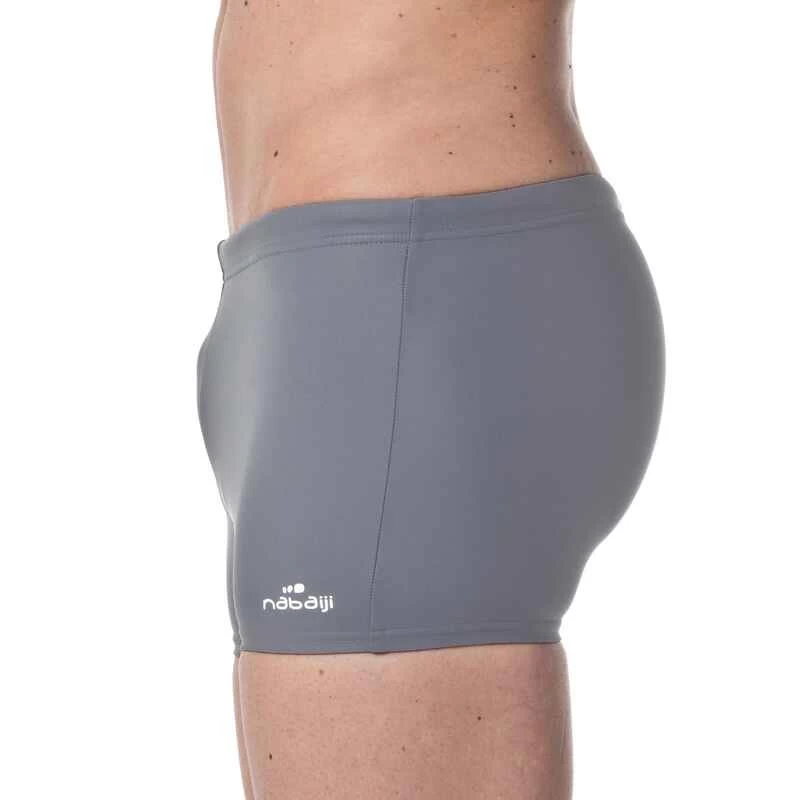 Maillot De Bain Natation Homme - Boxer 100 Basic - Gris 3 Maillot De Bain Natation Homme - Boxer 100 Basic - Gris – Image 3
