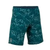 Short De Bain Natation Homme - Swimshort 100 Long - Bana Turquoise Bleu Marine