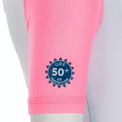 Combinaison De Natation Anti UV Bébé / Enfant Manches Courtes Rose Imprimé 11 Combinaison De Natation Anti UV Bébé / Enfant Manches Courtes Rose Imprimé -Aquasport Soldes maillot de bain shorty anti uv bebe manches courtes blanc bleu et rose imprime 4
