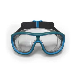 Masque De Piscine - Swimdow V2 Taille L Verres Clairs - Gris Bleu -Aquasport Soldes masque de piscine swimdow v2 taille l verres clairs gris bleu 2