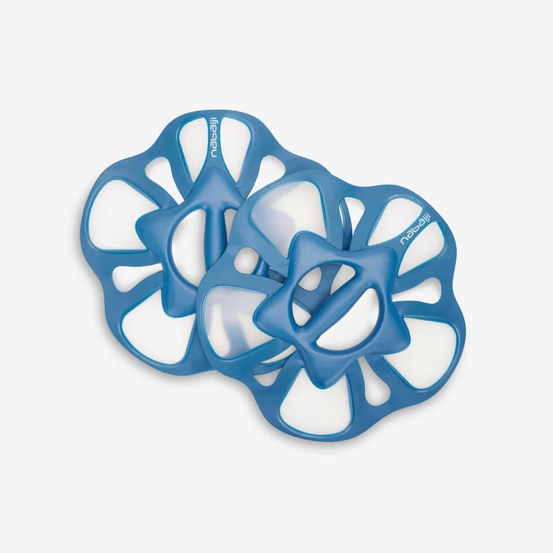Paire D'haltères Aquatiques Pullpush Flower L Aquagym Blanc Bleu 1 Paire D'haltères Aquatiques Pullpush Flower L Aquagym Blanc Bleu