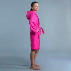 PEIGNOIR DE BAIN ENFANT COMPACT ROSE -Aquasport Soldes peignoir de bain enfant compact rose 2