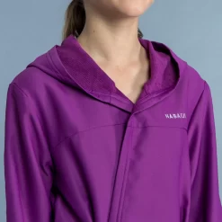 PEIGNOIR DE BAIN ENFANT COMPACT VIOLET -Aquasport Soldes peignoir de bain enfant compact violet 4