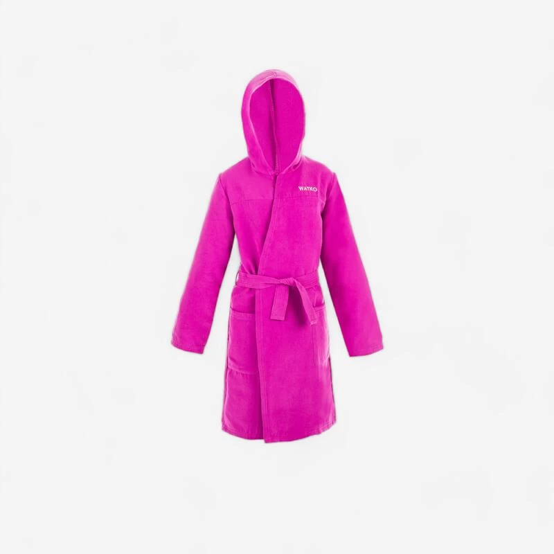 Peignoir De Bain Enfant Microfibre Compact Violet 1 Peignoir De Bain Enfant Microfibre Compact Violet