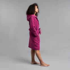 Peignoir De Bain Femme Microfibre Compact Violet 7 Peignoir De Bain Femme Microfibre Compact Violet -Aquasport Soldes peignoir de bain femme microfibre compact violet 2