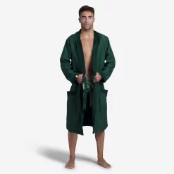 PEIGNOIR DE BAIN HOMME COMPACT VERT KAKI