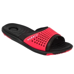 Sandale Claquette Piscine Femme SLAP900 Noir Corail -Aquasport Soldes sandale claquette piscine femme slap900 noir corail 4