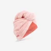 Serviette De Bain Microfibre Douce Pour Cheveux Rose Clair