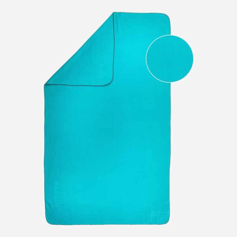 Serviette De Bain Microfibre à Rayures Bleu Taille XL 110 X 175 Cm 1 Serviette De Bain Microfibre à Rayures Bleu Taille XL 110 X 175 Cm