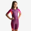 Shorty De Bain Fille Kloupi Violet Rose