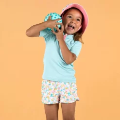 T-shirt Anti UV Bébé Manches Courtes Bleu Clair 14 T-shirt Anti UV Bébé Manches Courtes Bleu Clair -Aquasport Soldes t shirt anti uv bebe manches courtes bleu clair 4