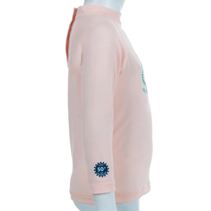 T-shirt Anti UV Bébé Manches Longues Rose 7 T-shirt Anti UV Bébé Manches Longues Rose – Image 7